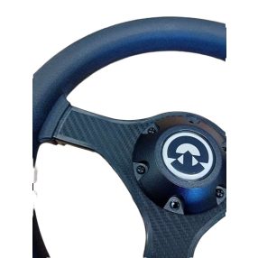 Kormány fekete 275 mm átmérő